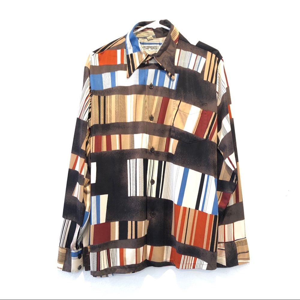 Spire 1970s Vintage Disco Shirt